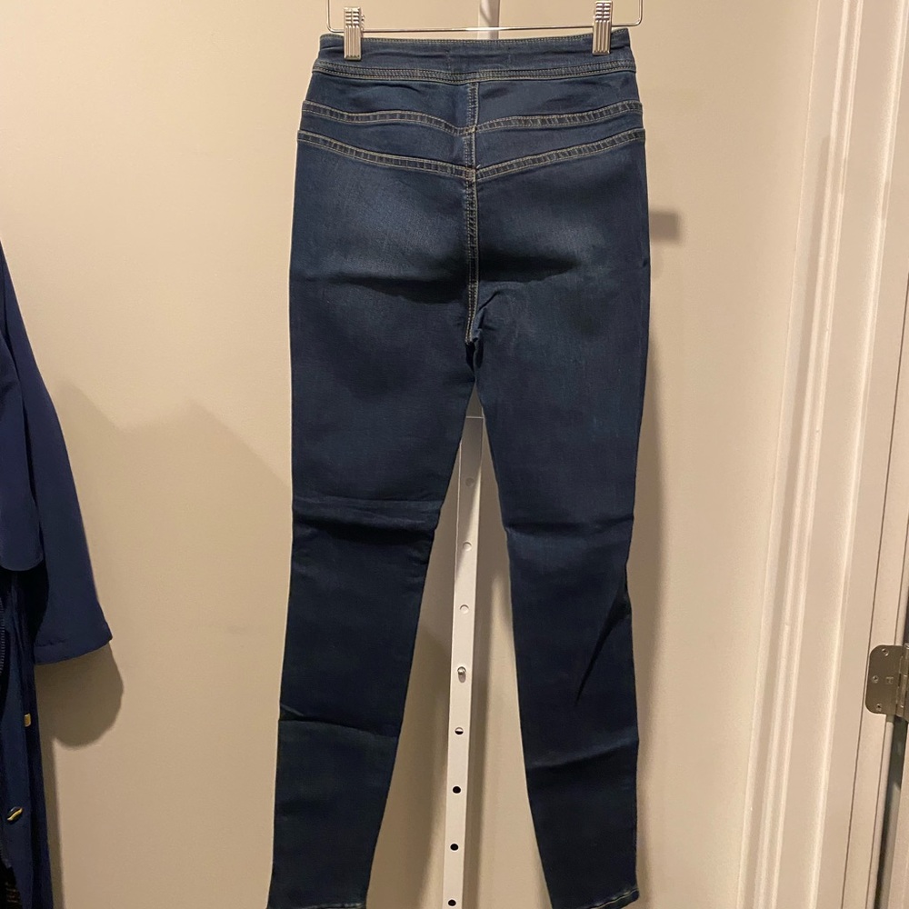 We The Free Blue Skinny Jeans (25) - Picture 5 of 5